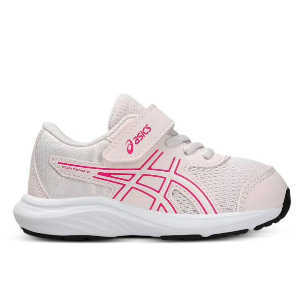 Asics Contend 9 Kids Pale Pink/White Unisex Size 5
