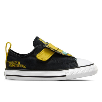 Converse X Transformers Chuck Taylor All Star Easy-On Toddler Low Top Black Unisex Size 4