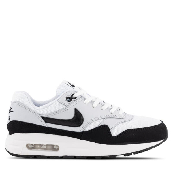 Nike Air Max 1 Kids White/Black/Pure Platinum Unisex Size 4Y