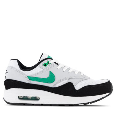 Nike Air Max 1 Kids White/Stadium Green/Pure Platinum/Black Unisex Size 6Y