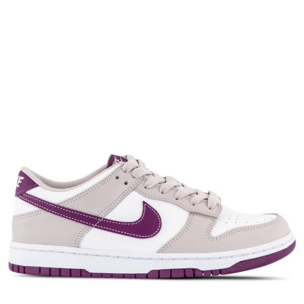 Nike Dunk Low Kids White/Viotech/Platinum Violet Unisex Size 5Y