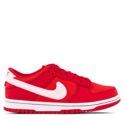 Nike Dunk Low "Valentine's Day" Kids Fire Red/Pink Foam/Light Crimson/White Unisex Size 5