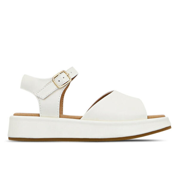 Clarks Lily Kids White Pearl Unisex Size 29