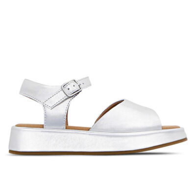 Clarks Lily Kids Silver Metallic Unisex Size 29