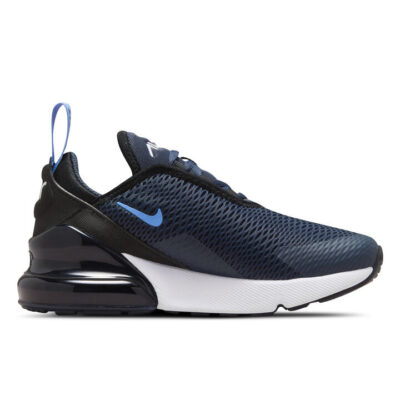 Nike Air Max 270 Kids Thunder Blue/Royal Pulse-Black-White Unisex Size 12