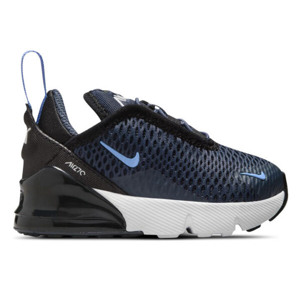 Nike Air Max 270 Kids Thunder Blue/Royal Pulse-Black-White Unisex Size 9