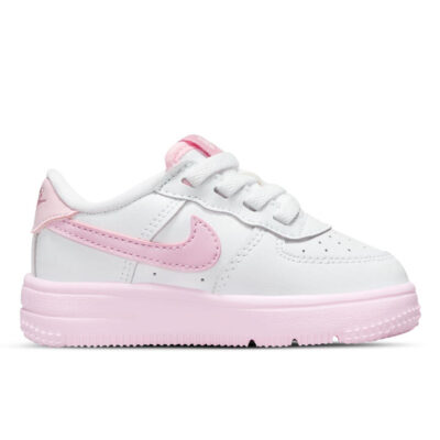 Nike Air Force 1 Low Easyon Kids White/Pink Foam -Elemental Pink Unisex Size 5