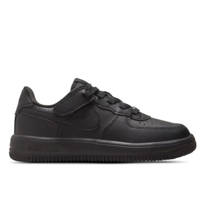 Nike Air Force 1 Low Easyon Kids Black/Black-Black Unisex Size 11