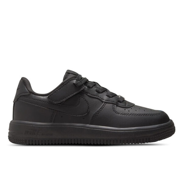 Nike Air Force 1 Low Easyon Kids Black/Black-Black Unisex Size 11
