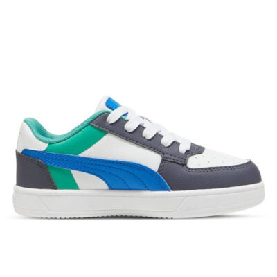 Puma Caven 2.0 Kids Puma White-Hyperlink Blue-Galactic Gray Unisex Size 2