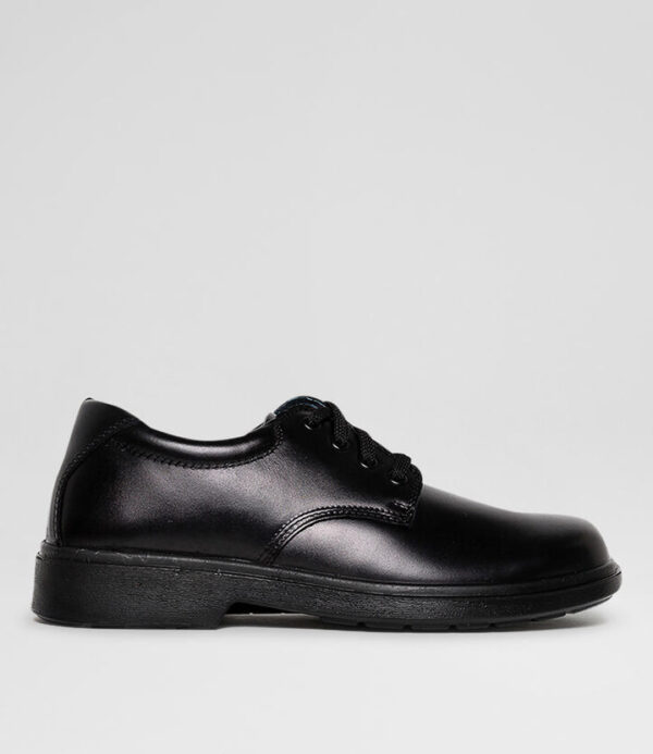 Daytona Senior E Black Leather Lace Up Shoes