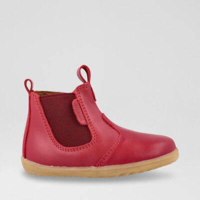 Su Jodhpur Infant Cranberry Leather Chelsea Boots