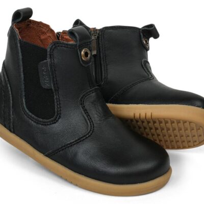 Iw Jodhpur Tot Black Gum Sole Leather Chelsea Boots