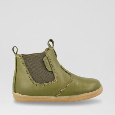 Su Jodhpur Infant Sea Kelp Leather Chelsea Boots