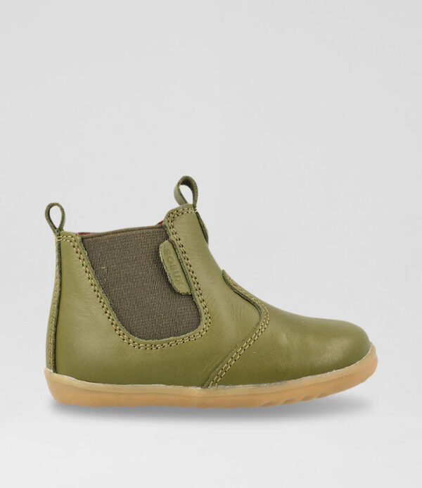 Su Jodhpur Infant Sea Kelp Leather Chelsea Boots
