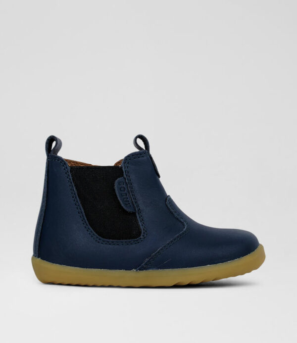 Su Jodhpur Infant Navy Leather Chelsea Boots