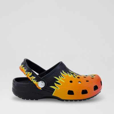 Classic Clog Junior Black Red Eva Sandals