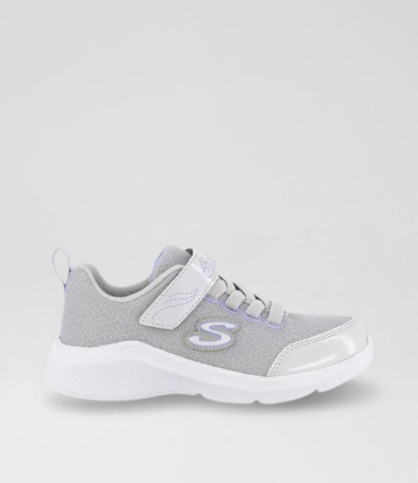 Sole Swifters Junior Grey Lavender Sneakers