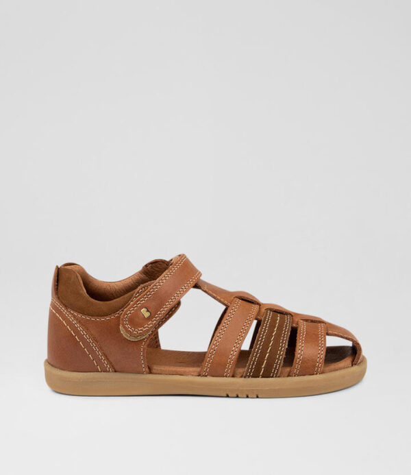 Kp Roam Junior Caramel Leather Flat Shoes
