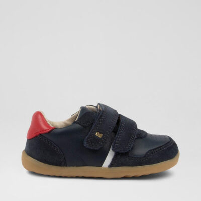 Su Riley Infant Navy Red Leather Sneakers