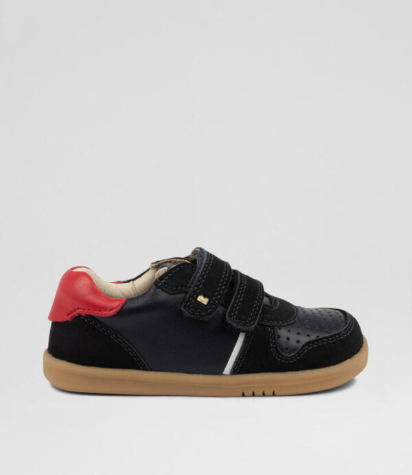 Iw Riley Toddler Navy Red Leather Sneakers