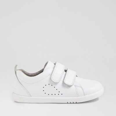 Iw Grass Toddler Court Optical White Leather Flat Shoes
