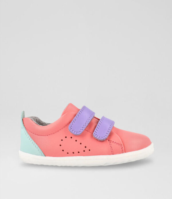 Su Grass Court Infant Ocean Coral Mauve Combo Leather Sneakers