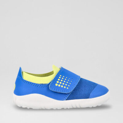 Su Dimension 3 Infant Snorkel Blue Sunny Lime Fabric Flat Shoes