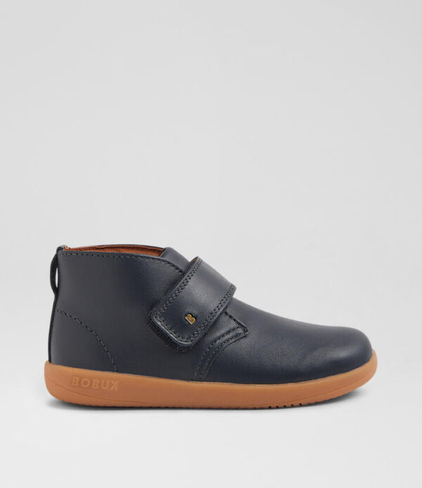 Kp Desert Junior Navy Leather Ankle Boots