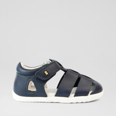 Su Tidal Infant Navy Leather Flat Shoes