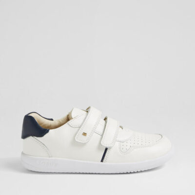 Kp Riley Junior White Navy Leather Sneakers