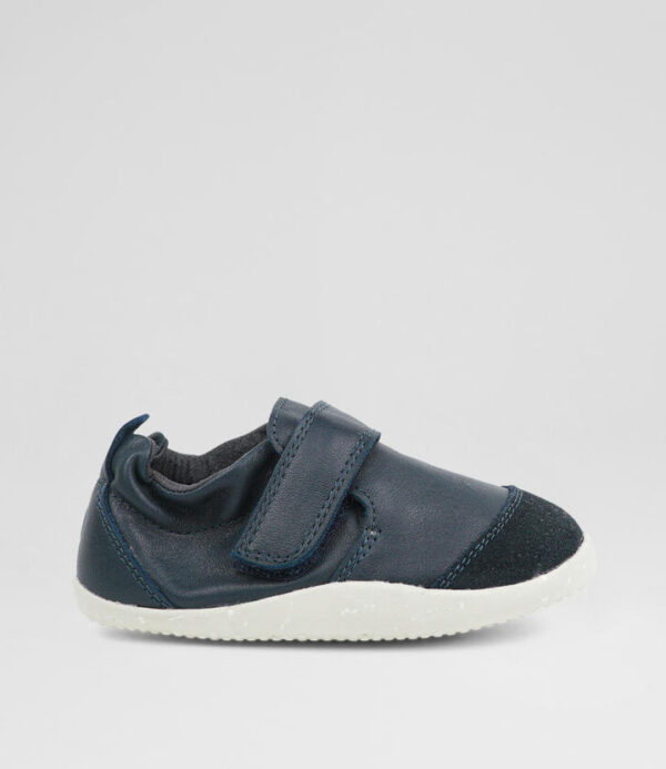 Xp Marvel Infant Navy Navy Leather Flat Shoes