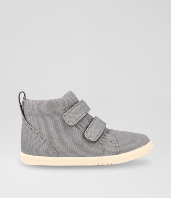 Iw Grass Court High Toddler Circular Gray Canvas Ankle Boots