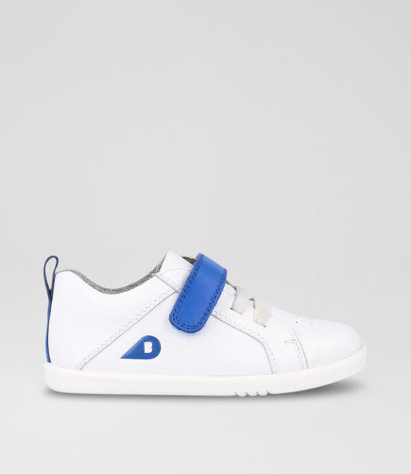 Iw Pace Toddler Optical White Gentian Blue Leather Sneakers