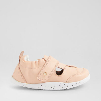 Xp Beau Infant Rose Leather Flat Shoes