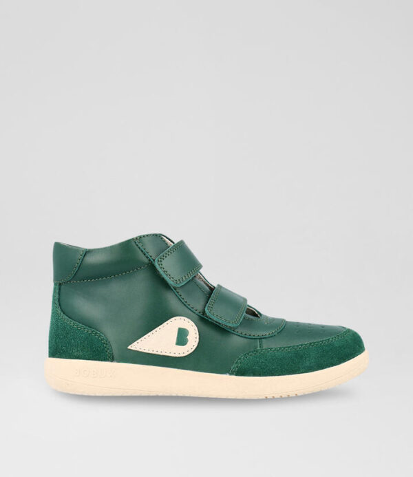 Kp Champ High Junior Deep Emerald Chalk Leather Ankle Boots