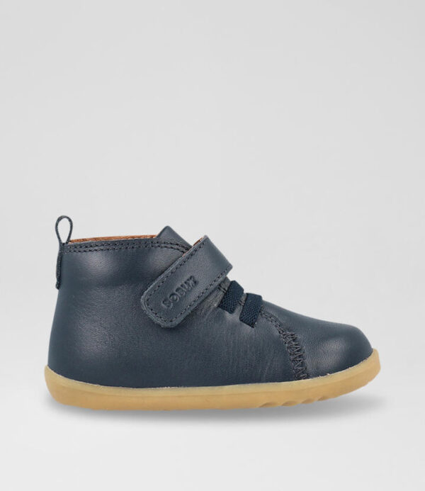 Su Voyager Infant Navy Leather Ankle Boots