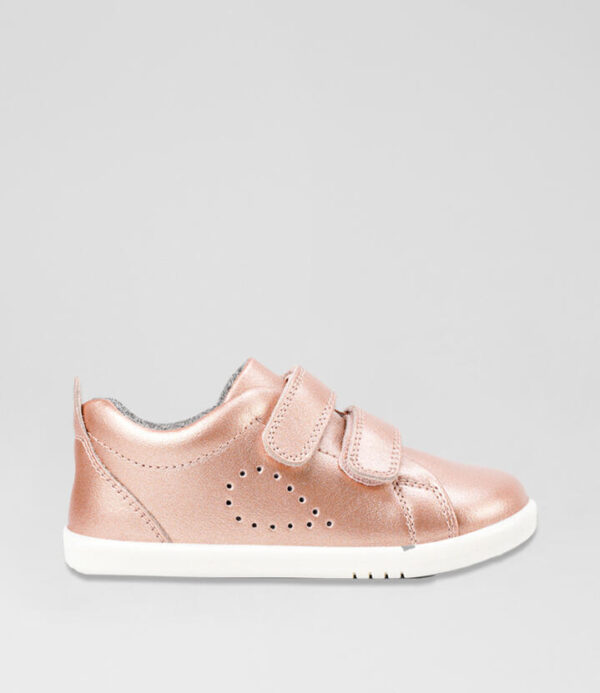 Iw Grass Court Toddler Rose Gold Leather Flat Shoes