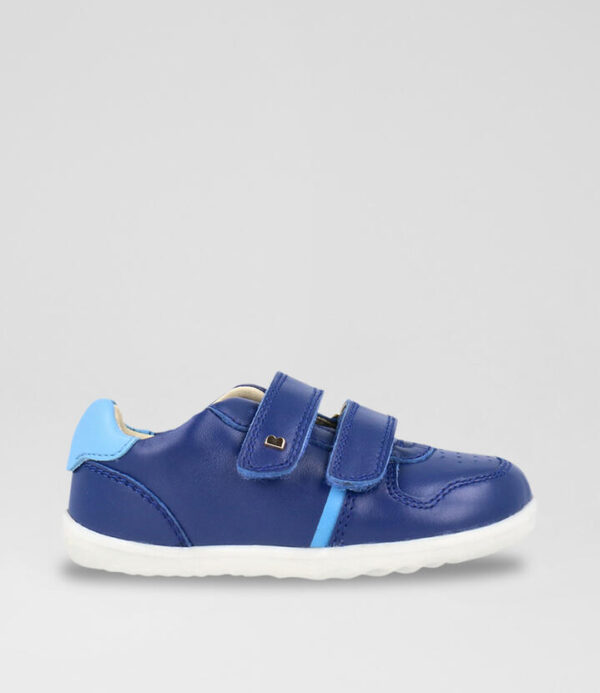 Su Riley Infant Blueberry Powder Blue Leather Sneakers