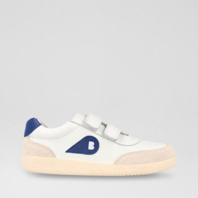 Kp Champ Junior Chalk Gentian Blue Leather Flat Shoes
