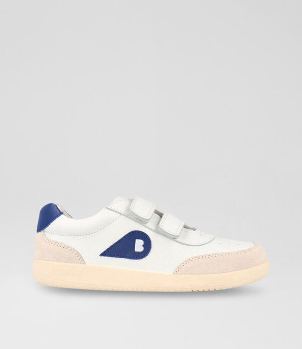 Kp Champ Junior Chalk Gentian Blue Leather Flat Shoes