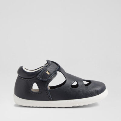 Su Zap 2 Infant Navy Leather Flat Shoes