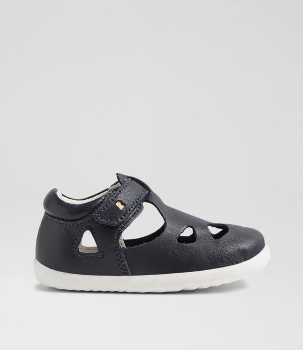 Su Zap 2 Infant Navy Leather Flat Shoes