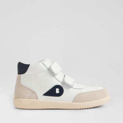 Kp Champ High Junior Chalk Gentian Blue Leather Ankle Boots