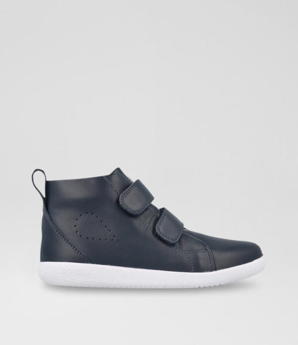 Kp Grass Court High Junior Navy Leather Ankle Boots