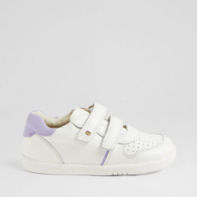 Iw Riley Toddler White Lilac Leather Sneakers