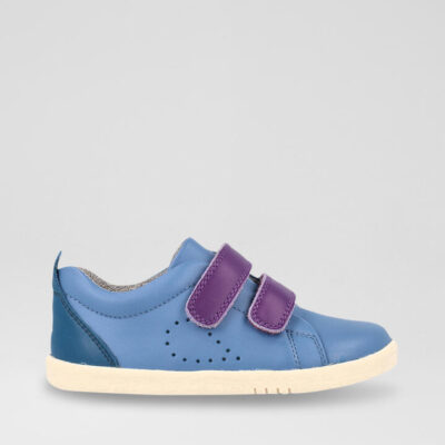Iw Grass Court Toddler Elemental Blue Purple Combo Leather Sneakers