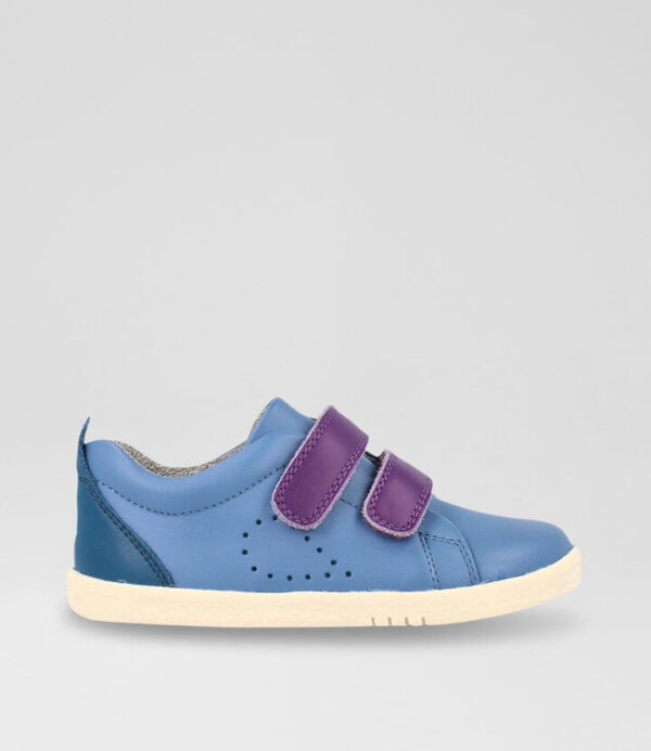 Iw Grass Court Toddler Elemental Blue Purple Combo Leather Sneakers