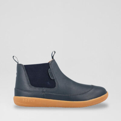 Kp Traveler Junior Navy Leather Chelsea Boots