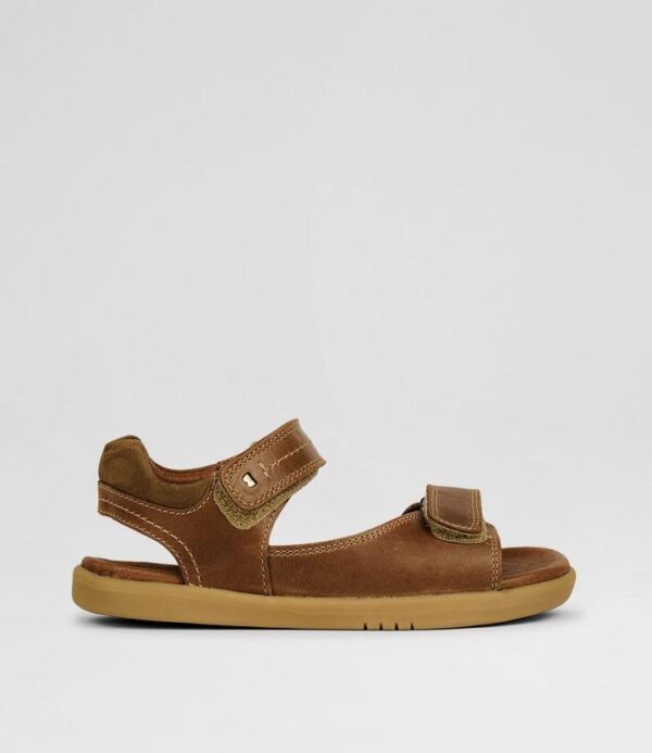 Kp Driftwood Junior Caramel Leather Sandals